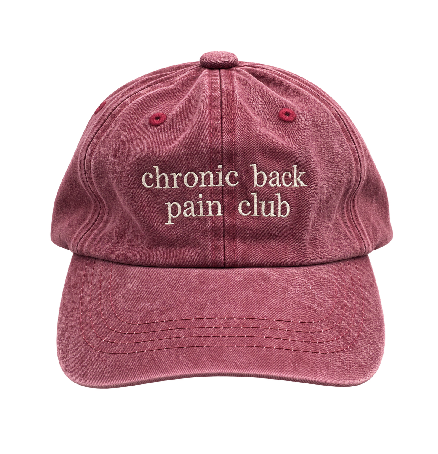 “Chronic Back Pain Club” cap